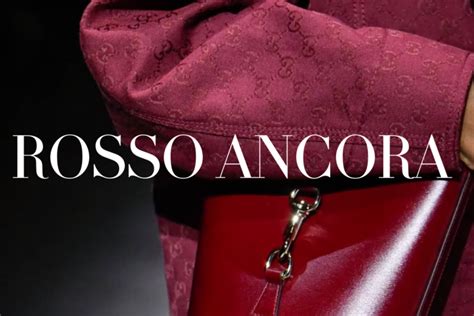 gucci primavera|gucci rosso ancora.